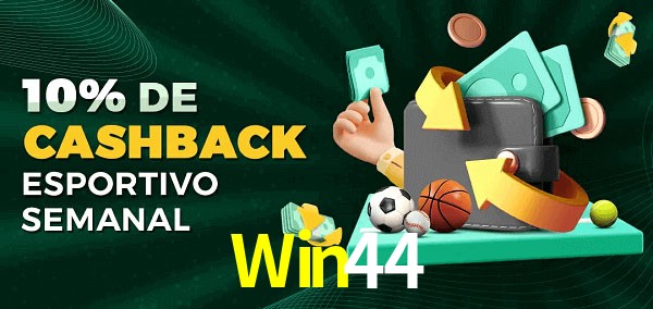 10% de bônus de cashback na Win44